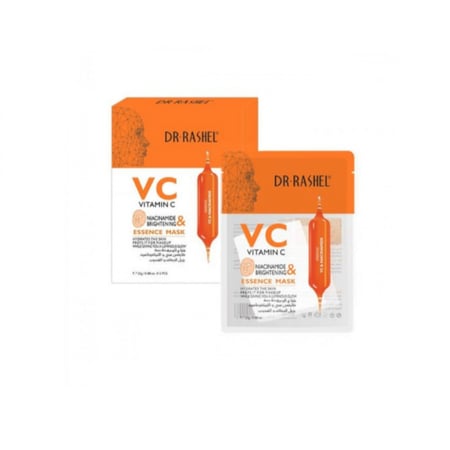 قناع  البشرة بخلاصة فيتامين سي خمس قطع من د. راشيل 25جم