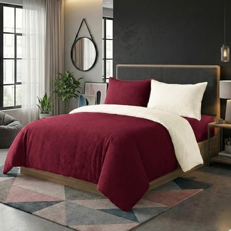 مفرش بحشوة متحركة نفر ونص فلوري  5 قطع - عودي مشرق