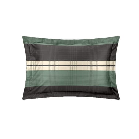 مفرش مضغوط نفر ونص فاخر 4 قطع - غرين