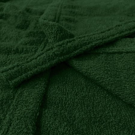 روب حمام ساندي أطفال هودي قطن 100% - أخضر