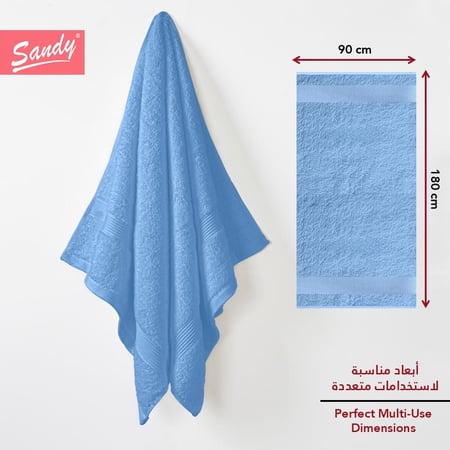 منشفة قطن مصري  لون سماوي لا مثيل لها