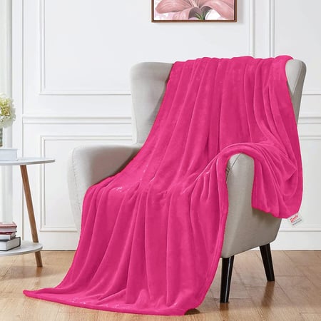 بطانية ناعمة نفرين لون فوشى عصرى