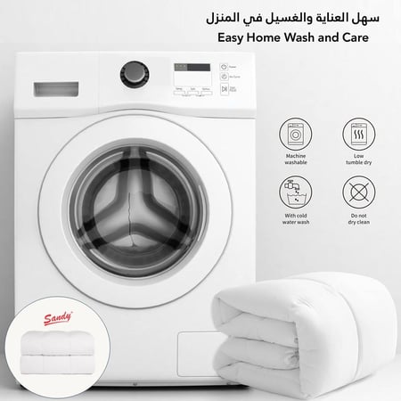 لباد سرير ساندي 10 سم 120×200 سم مفرد ونص