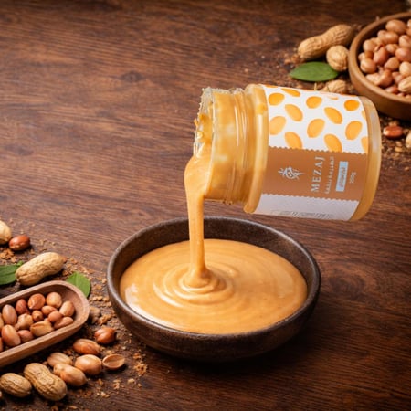 زبدة الفول سوداني بالعسل