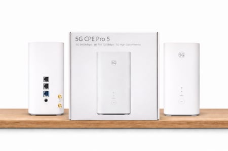 راوتر معدل CPE 5 Pro H158-381 – يدعم تركيب أنتينا MIMO لجميع الشبكات