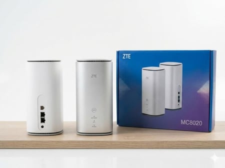 راوتر ZTE MC8020 5G جديد – مفتوح لجميع الشرائح ويدعم WiFi 6