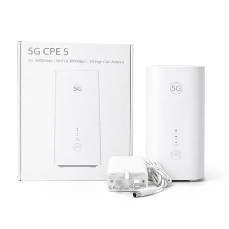راوتر هواوي CPE 5 موديل H155-381 | جديد | يدعم جميع الشرائح | شبكة 5G فائقة السرعة