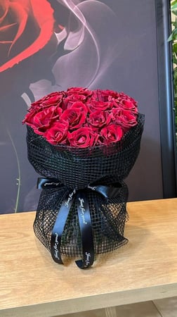 باقة ورد أحمر روز