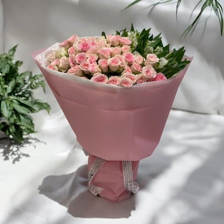 باقة ورد بيبي روز وردي