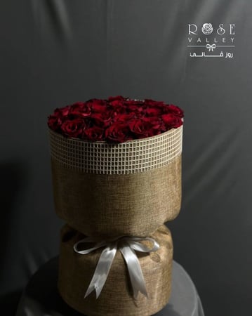 باقة ورد جوري أحمر