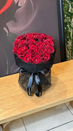 باقة ورد أحمر روز