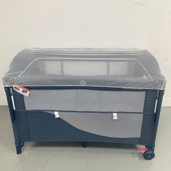 سرير ومحبس أطفال  دورين  قابل للطي