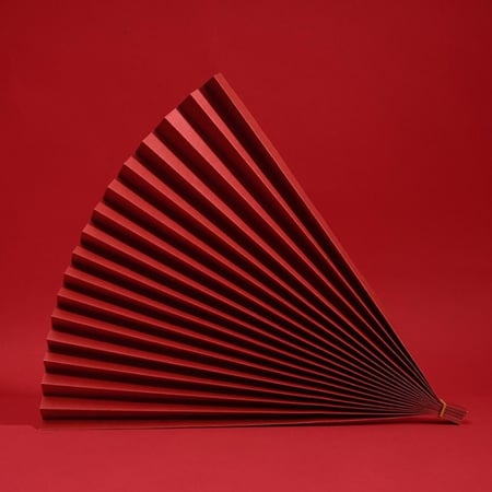 مجسمات ورقية لتصوير المنتجات أحمر