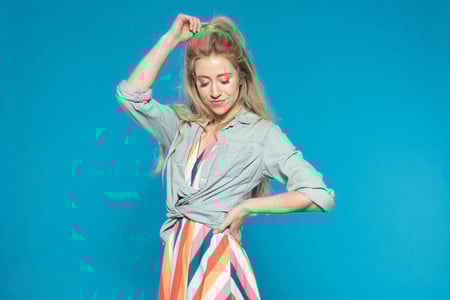 خلفية تصوير رول ورق أزرق كبير #61 - اكسسوارات تصوير