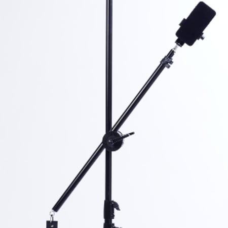 ستاند احادي للجوال مع ستاند اضائة