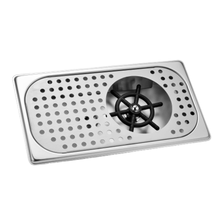 رينزر 32*17 سم - فضي  | Glass Rainser