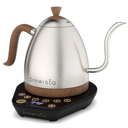 إبريق برويستا أرتيسان فضي - 600 مل - Brewista