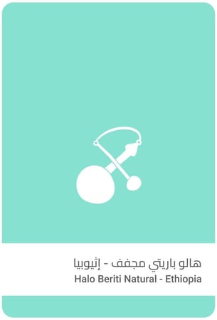 سولالات القهوة- هالو باريتي مجفف - إثيوبيا -1000G