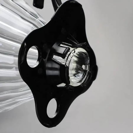 قمع ترشيح 02 زجاجي بقاعدة بلاستيك مود