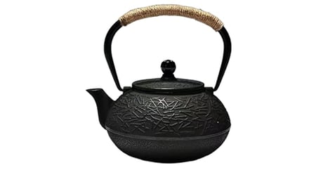 ابريق الشاي 900مل من حديد الزهر على الطراز الياباني