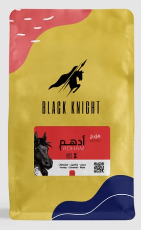 محمصة الفارس الاسود - مزيج أدهم للأسبرسو و الفلتر ا 250g