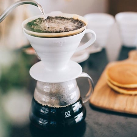 هاريو قمع الترشيح V60 02 - سيراميك أبيض