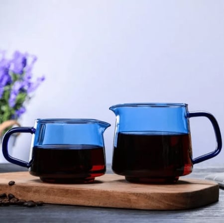سيرفر V60-02زجاج ازرق 550مل- | V60 Coffee Server