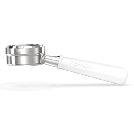 ورتافلتر بيسادو مكشوف أبيض 58ملم أسود White Pesado Naked Portafilter 58mm LM/E61 Full POM