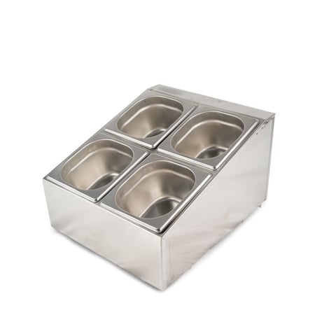 علب تخزين استيل دورين 4 خانة