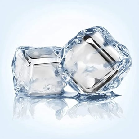مكعبات ثلج - ستيل | Stainless Steel Ice Cups