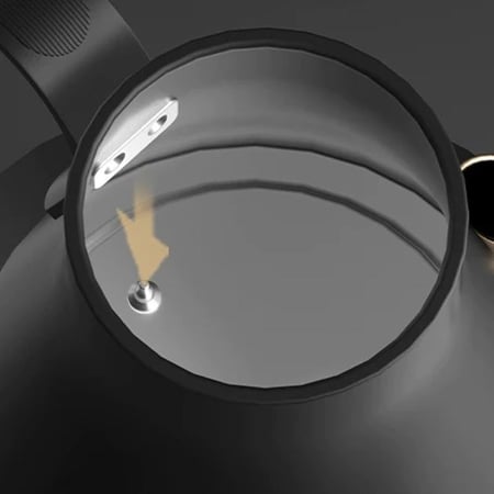 غلاية كوكنير الكهربائية رمادي غامق Cocinare FLOW M9 Kettle Dark Gray 900ml