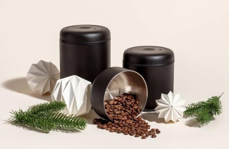 فيلو حافظة القهوة اتموس لتفريغ الهواء - ستيل اسود 700ML