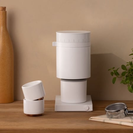 مطحنة القهوة اوبس من فيلو - ابيض