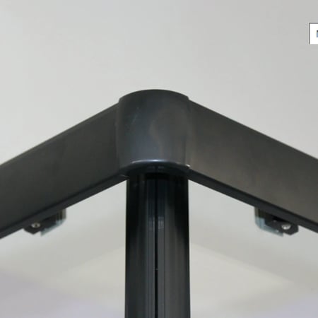 شاور بوكس زاوية اسود