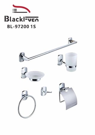 طقم اكسسوار 6 قطع كروم