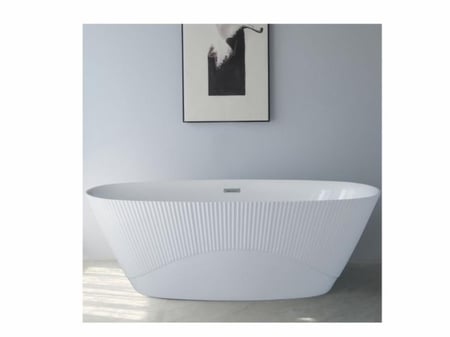 بانيو كلاسيك فري ستاند ابيض