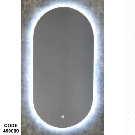 مراية مستطيل طويل ليد لونين 60120 سم