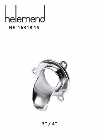 ميزراب ألمونيوم كروم Helemend