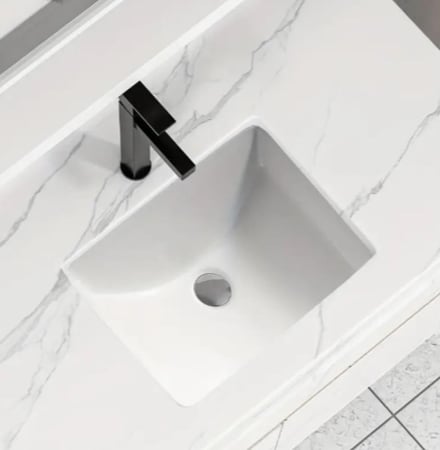 حوض مغسلة سيراميك مستطيل