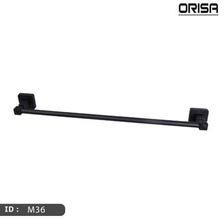 علاقة مناشف مفرد أسود Orisa