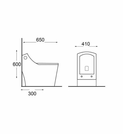 كرسي افرنجي اسود مطفي مودرن أستامينا