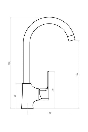خلاط مطبخ كروم خرم MARX لوتز LUTZ