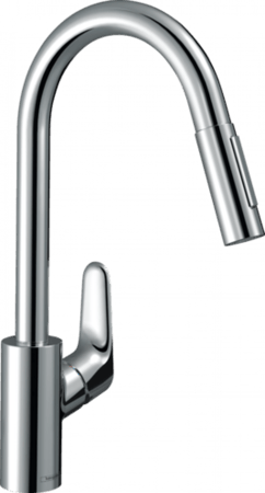 خلاط مطبخ كروم فوكس سحاب 240 هانس جروهي hansgrohe