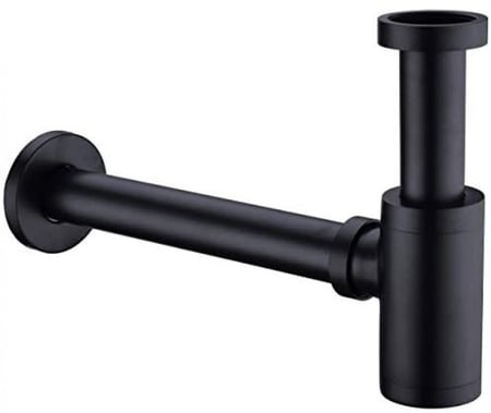 هراب مغسلة أسود سيفون دائري