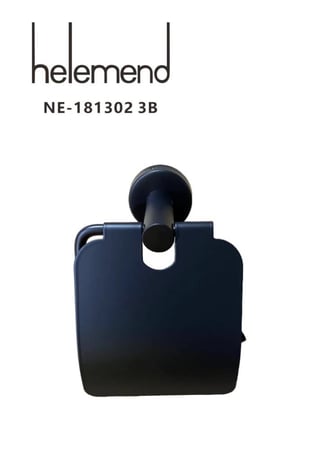 حامل مناديل أسود Helemend