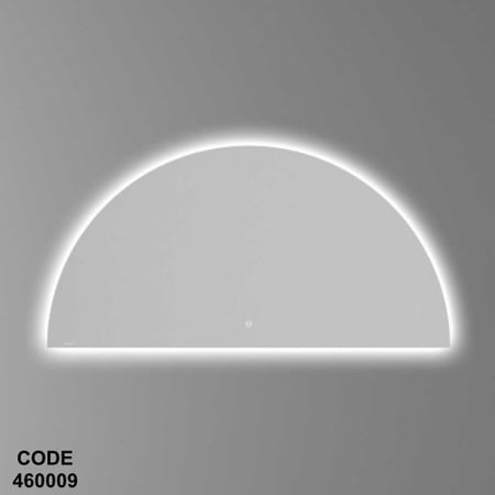 مراية نصف دائري ليد 70140 سم