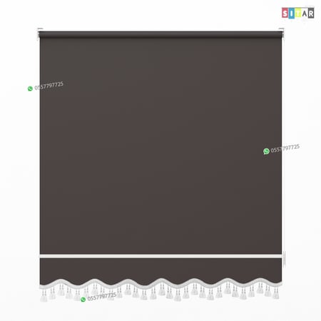 ستائر رول عازل للضواء والحرارة رصاصي