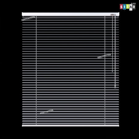 ستارة شرائح معدنية لون رمادي