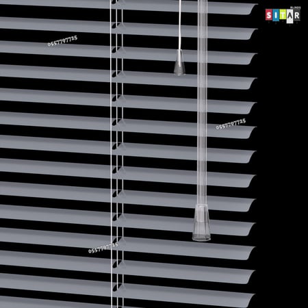 ستارة شرائح معدنية لون رمادي