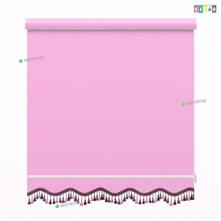 ستائر رول عازل للضواء والحرارة زهري